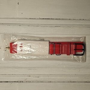 NWT Nike Diamond Sports Red Adjustable Belt Waist Sizes 28" - 43"